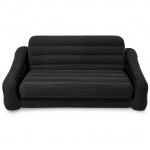 Sofa materac welurowy 2w1 Intex + pompka