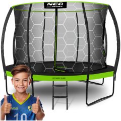 Trampolina ogrodowa profilowana 14ft/435cm z siatką wewnętrzną Neo-Sport